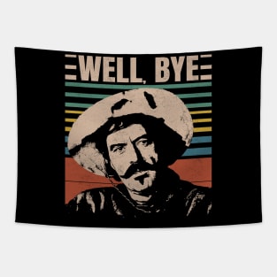 Well, Bye - Retro Style Design Tapestry