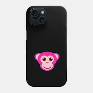 Pink Monkey Phone Case