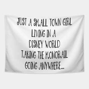 JUST A SMALL TOWN GIRL Tapestry