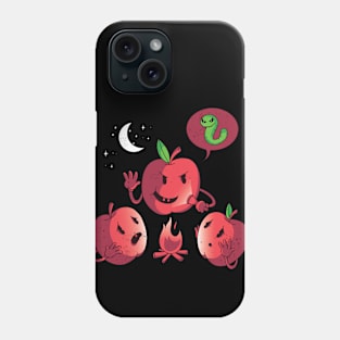 Funny Apples Campfire Scary Story Phone Case