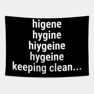 Hygiene - keeping clean Tapestry