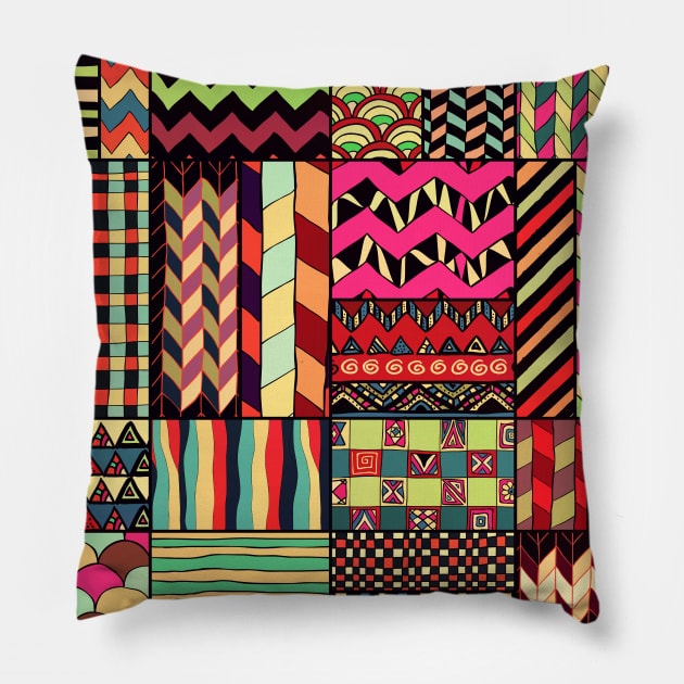 African Style No18 Pillow by Jirka Svetlik