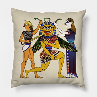 Medusa, Athena and Perseus get in a fight Pillow