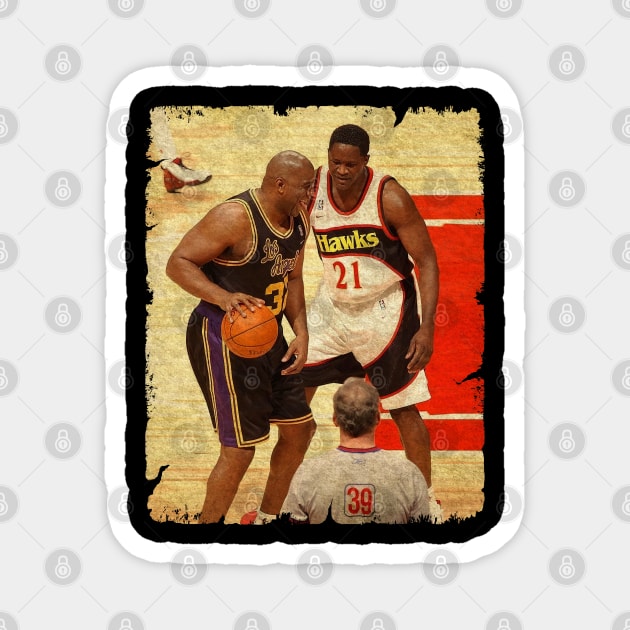 Magic Johnson vs Dominique Wilkins Magnet by MJ23STORE