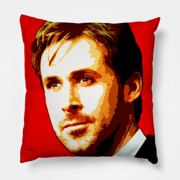 ryan gosling Pillow by oryan80