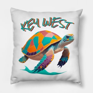 Key West Turtle Pillow