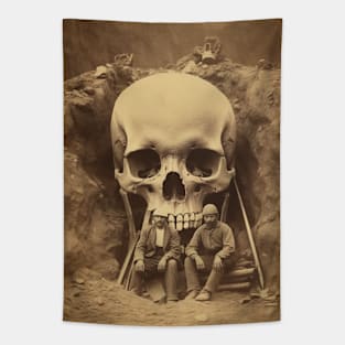 The big skull Tapestry