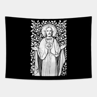 Jesus Christ with his Sacred Heart Tapestry