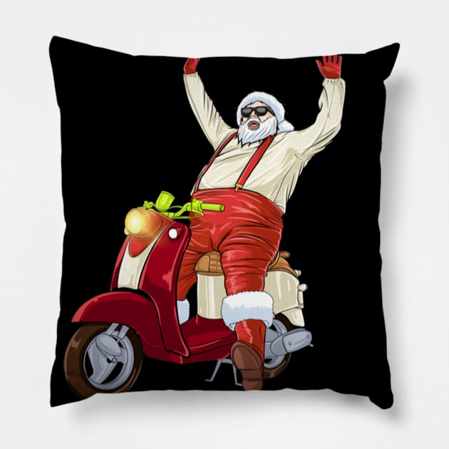 Christmas Next Day Delivery Pillow by Flossy