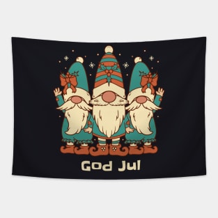 Merry Christmas in Swedish Tapestry