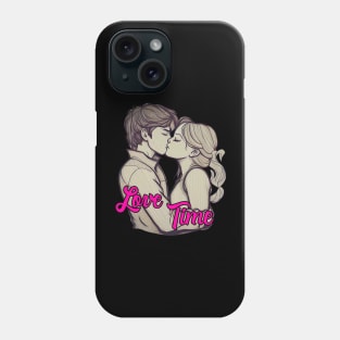 Couple Kiss Love Time Phone Case