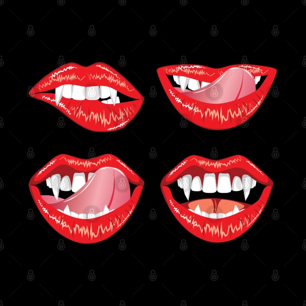 Glamour vampire lips by AnnArtshock