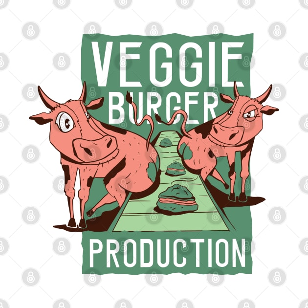 VEGGIE BURGER FUNNY by madeinchorley