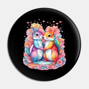 Forever in my Heart Squirrel Pin