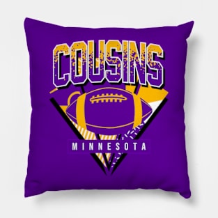 Cousins Retro Minnesota Football Pillow