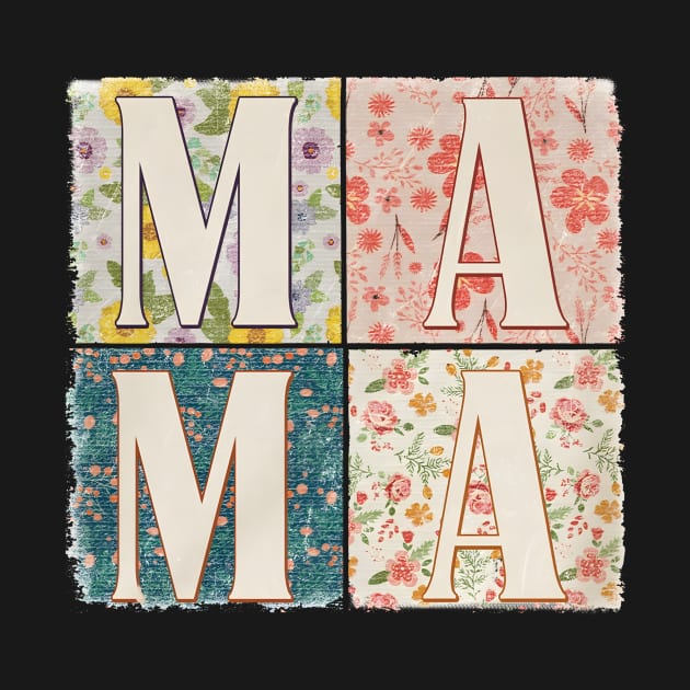 Retro Boho Mama, Boho Mama, Mother's Day by artbyGreen