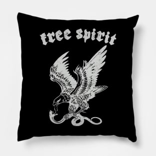 Free Spirit Distressed Eagle Pillow