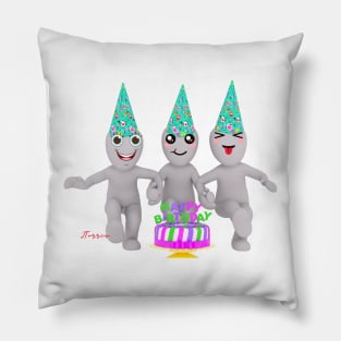 Birthday Huddle Pillow