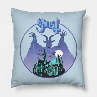 Ghost Midnight Blue Pillow