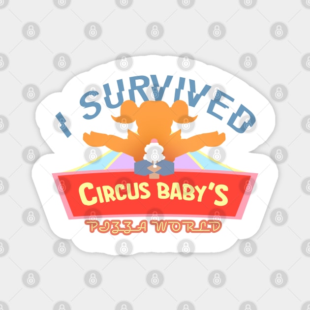 I Survived Cirus Baby's Pizza World Magnet by coribird