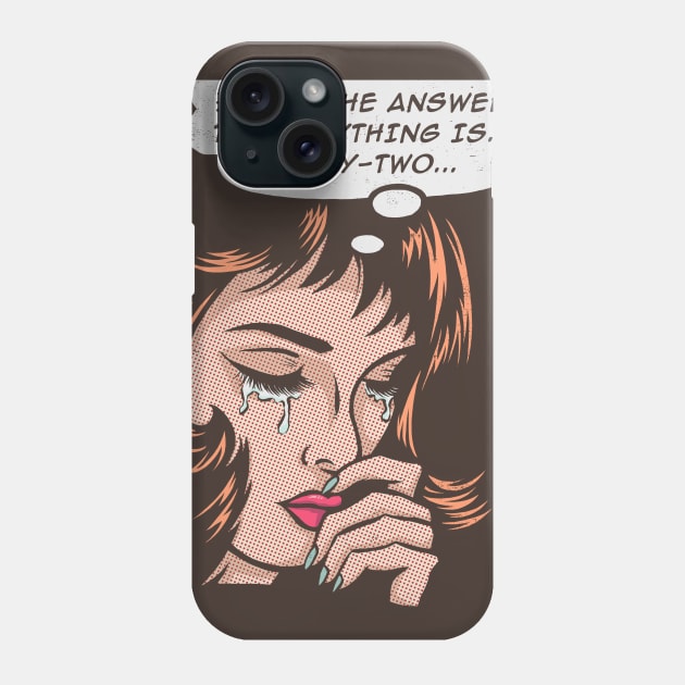 Forty-Two Phone Case by kg07_shirts