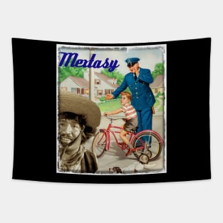 Beware the Bandit--A mextasy limited edition print Tapestry