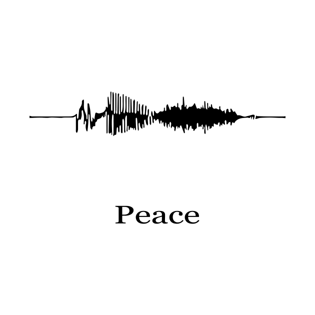 Waveform - Peace by Aduro Merch