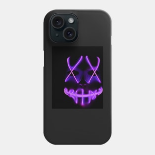 Purple Neon Smile Phone Case