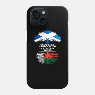 Scottish Grown With Malagasy Roots - Gift for Malagasy With Roots From Madagascar Phone Case