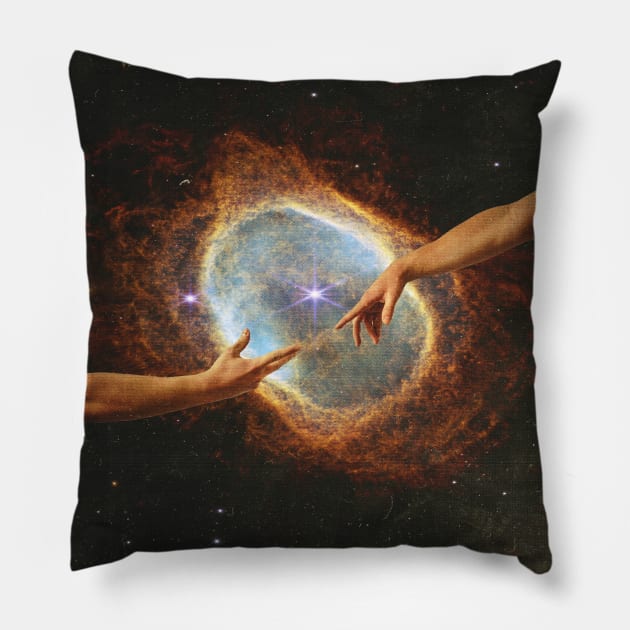 The Creation Pillow by Trippyarts Store