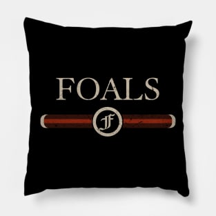 Proud Name Foals Distressed Birthday Gifts Vintage Styles Pillow