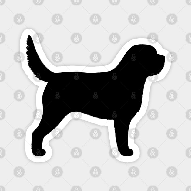 Otterhound Silhouette Magnet by Coffee Squirrel