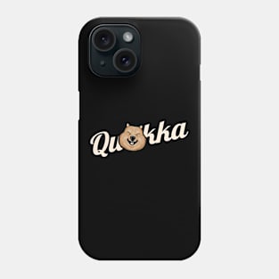 Funny Quokka logo with a smiling Quokka Phone Case