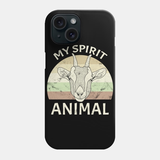 Goat - Spirit Animal, Power Animal, Totem Phone Case by voidea