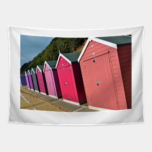 Bournemouth Beach Huts Dorset England Tapestry