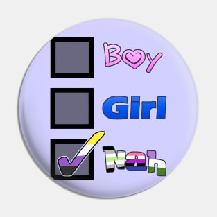 Boy? Girl? Nah Pin