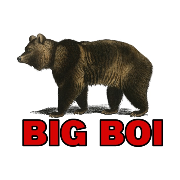 big boi bear  red text by Captain-Jackson