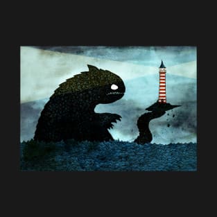 Sea Monster & Lighthouse T-Shirt