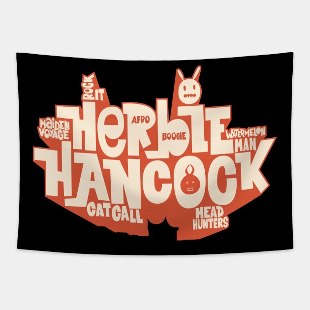 Herbie Hancock - Master of Funk and Jazz Tapestry by Boogosh