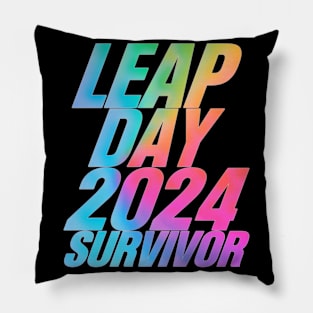 LEAP DAY 2024 SURVIVOR Pillow