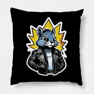 The Ratsclals: Punk Rock Squirrel Pillow