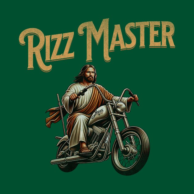 Rizz Master Jesus Christ is Rizzin' Funny Easter 2024 Tee He is Rizzin' by sarcasmandadulting