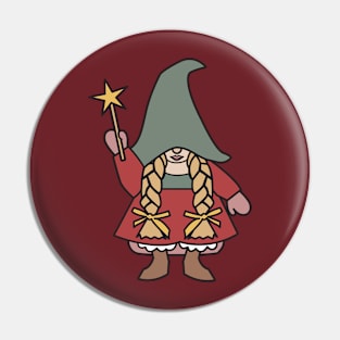 Female Gnome Pin