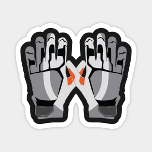 Baseball Batting Gloves Clipart Magnet