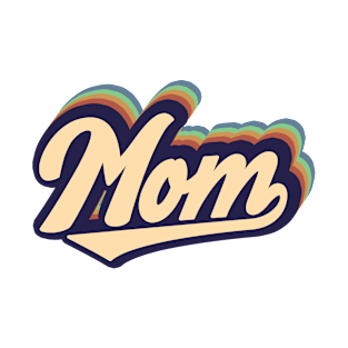 MOM - Retro Style, Mother's Day Gift For Mom Women Wife T-Shirt