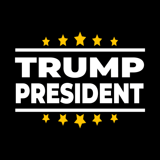 Trump President 2020 stars by Netcam