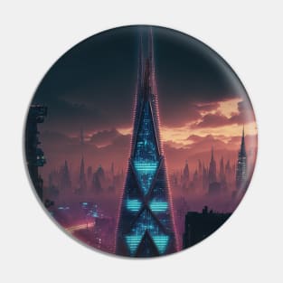 The Shard Cyberpunk Pin