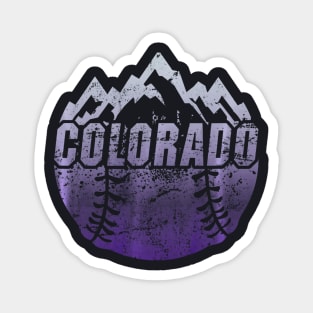 Colorado Baseball Rocky Mountains Magnet
