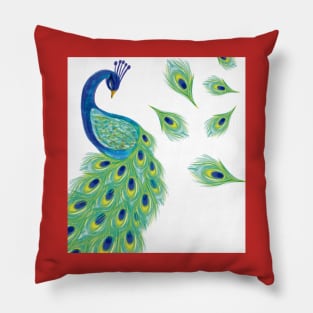 Peacock Pillow