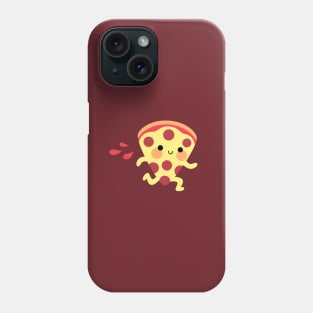 Cute running pizza slice Phone Case